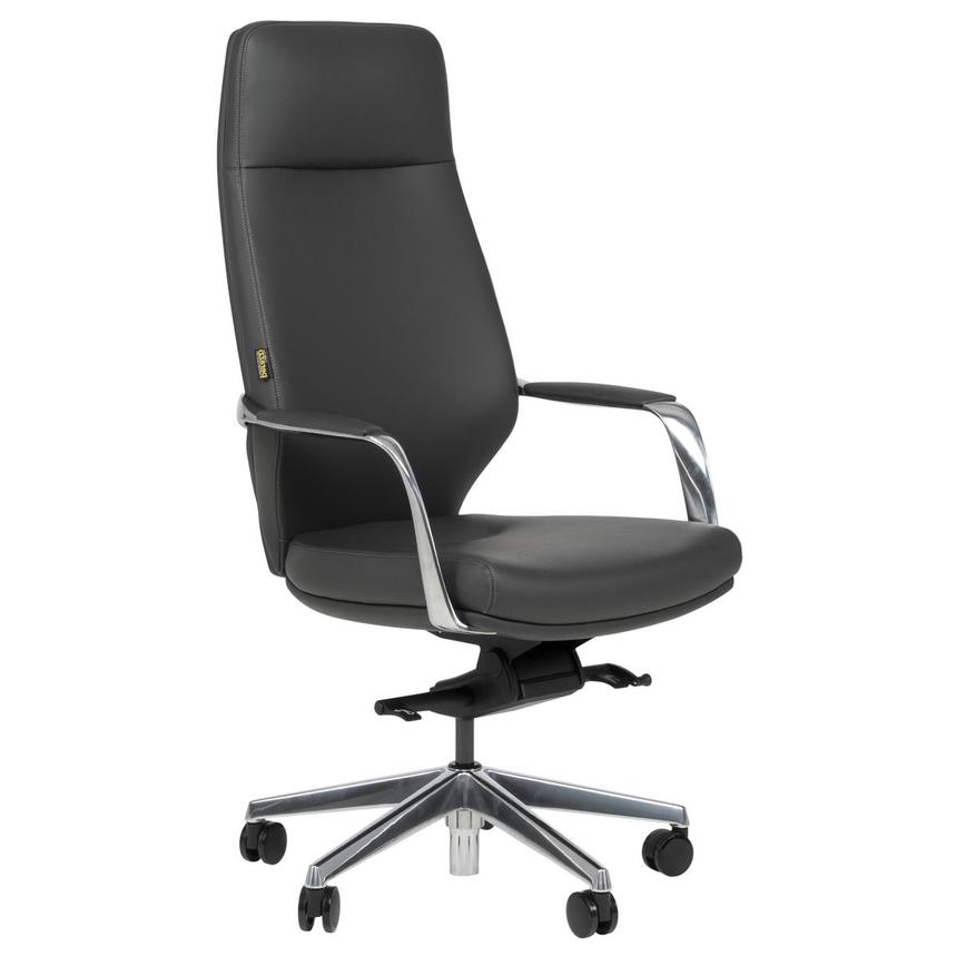 Yoshi Dark Gray High Back Desk Chair  alternate image, 3 of 12 images.