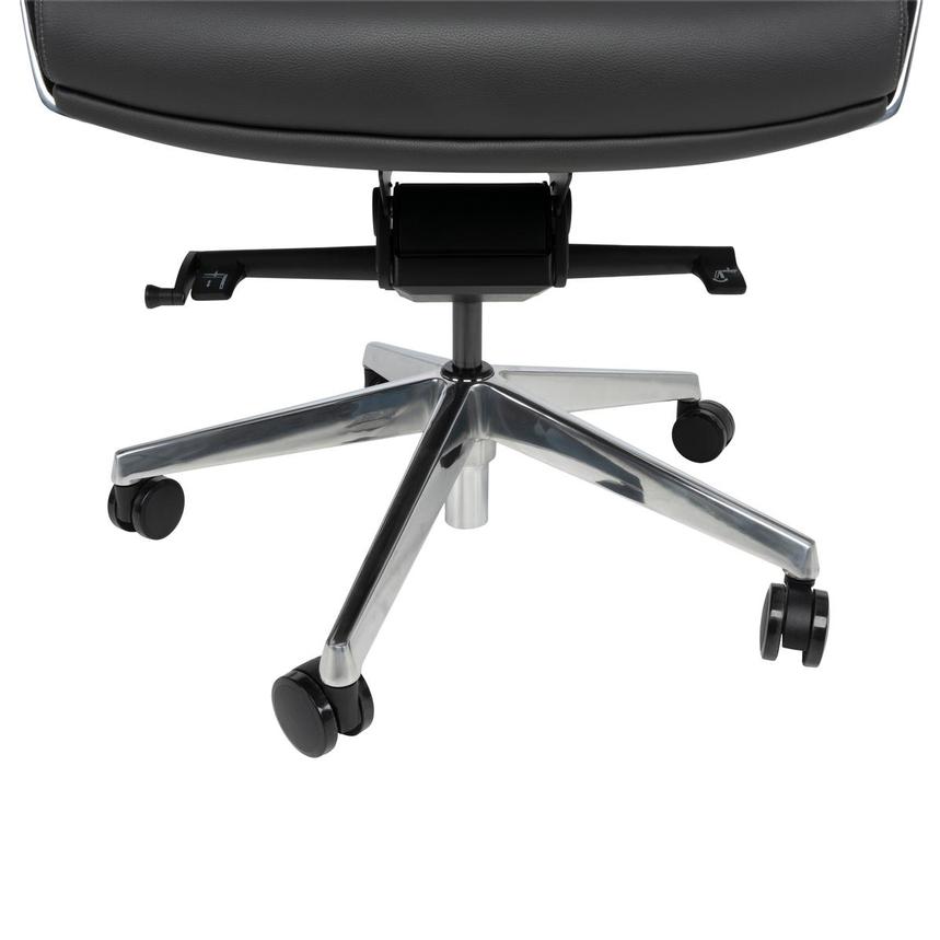 Yoshi Dark Gray Low Back Desk Chair  alternate image, 11 of 13 images.