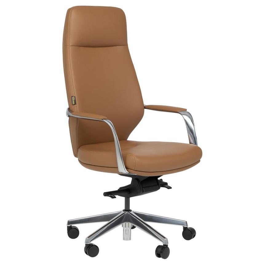Yoshi Tan High Back Desk Chair alternate image, 4 of 12 images.