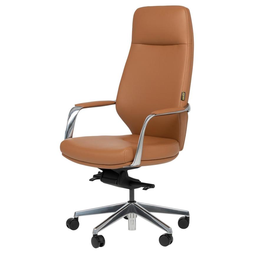 Yoshi Tan High Back Desk Chair  main image, 1 of 12 images.