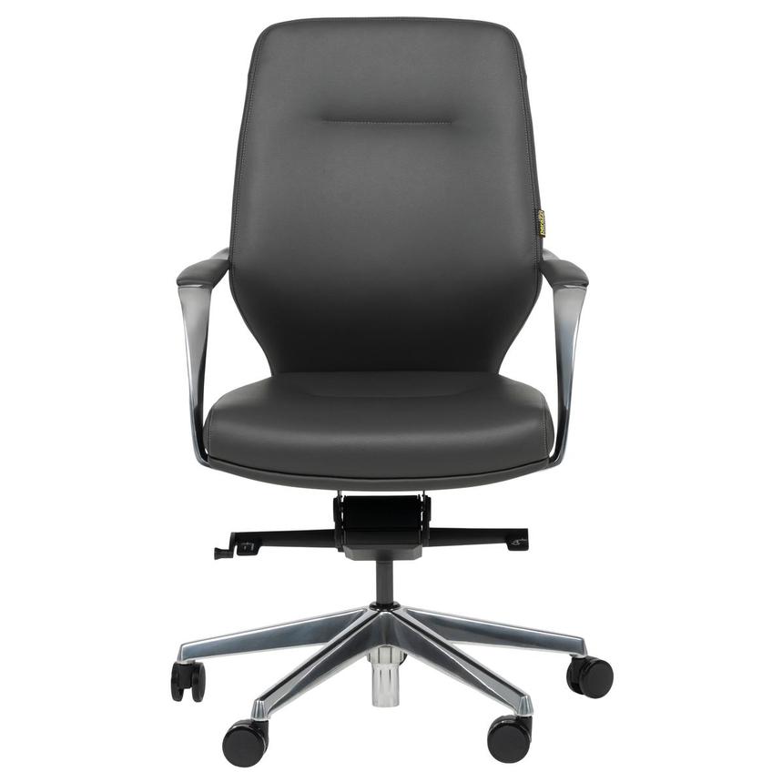 Yoshi Dark Gray Low Back Desk Chair alternate image, 2 of 13 images.