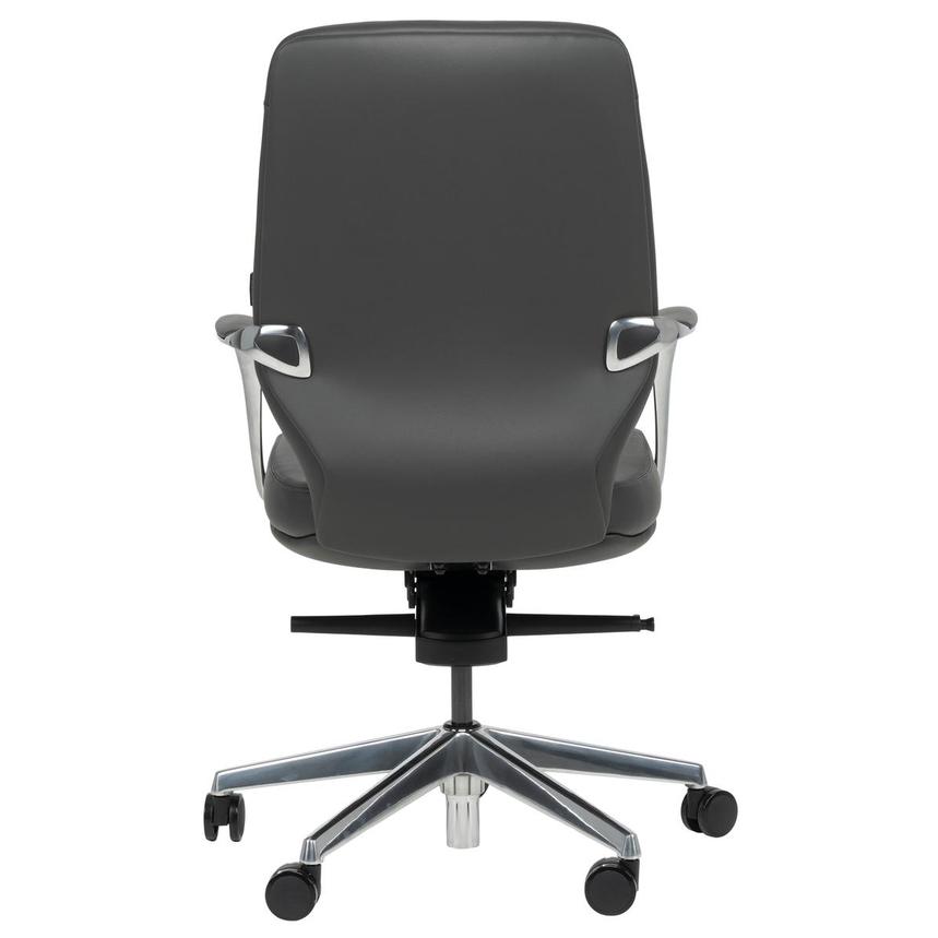 Yoshi Dark Gray Low Back Desk Chair  alternate image, 6 of 13 images.