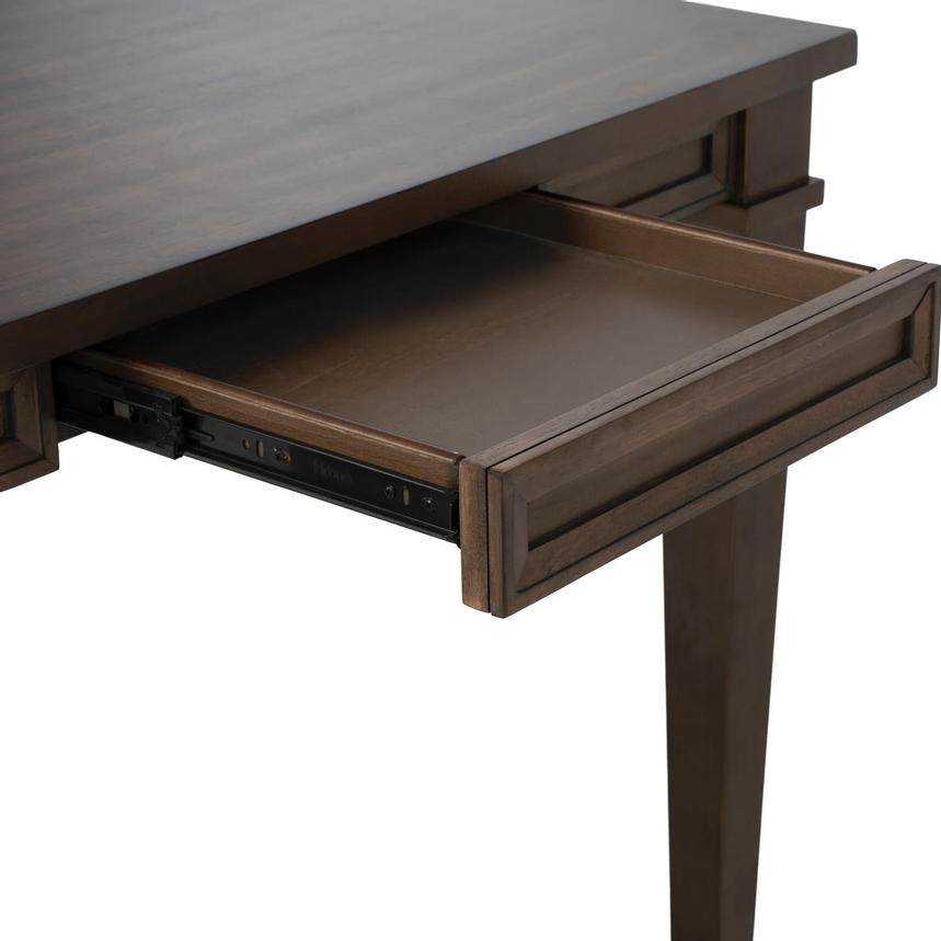 Marisol Brown Extendable Dining Table  alternate image, 7 of 9 images.