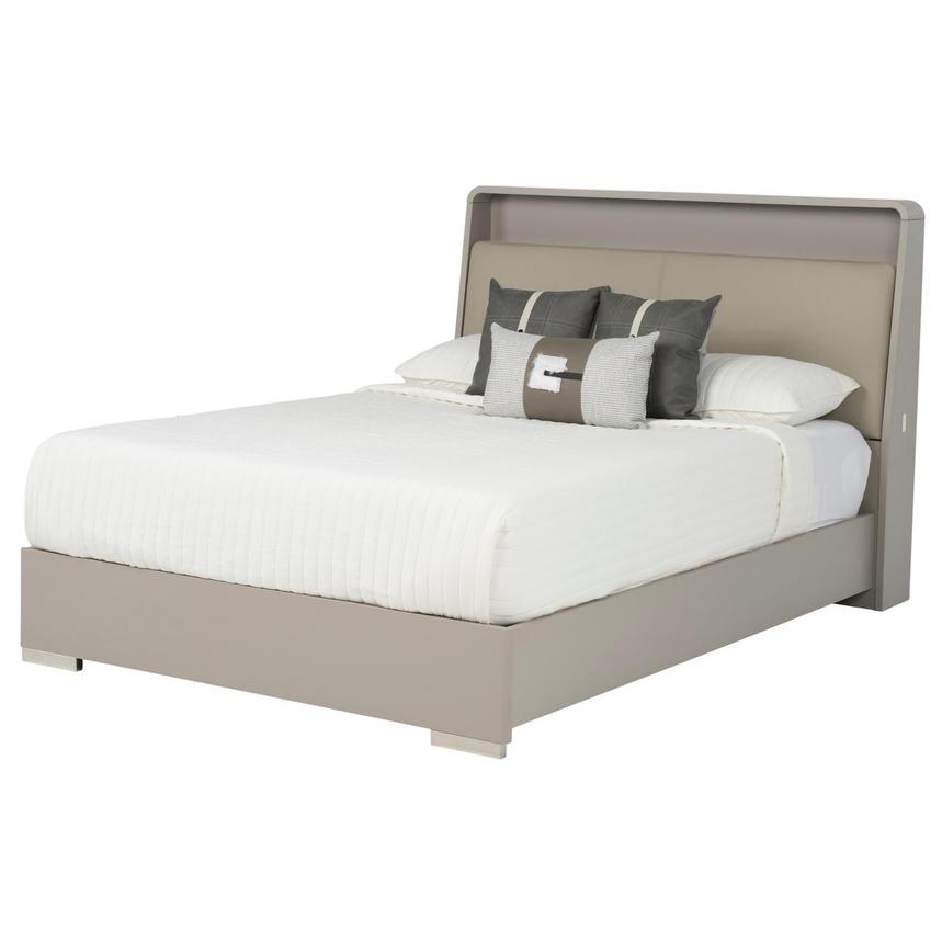 Ivana Gray/Brown 4-Piece Queen Bedroom Set alternate image, 2 of 5 images.