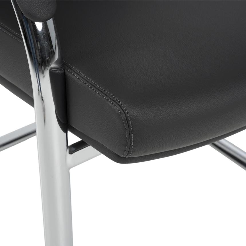 Sandra Dark Gray Guest Chair  alternate image, 11 of 11 images.