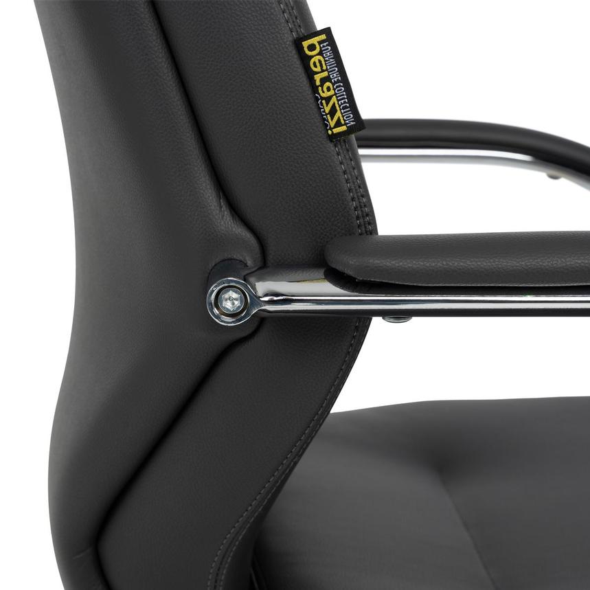 Sandra Dark Gray Guest Chair  alternate image, 6 of 11 images.