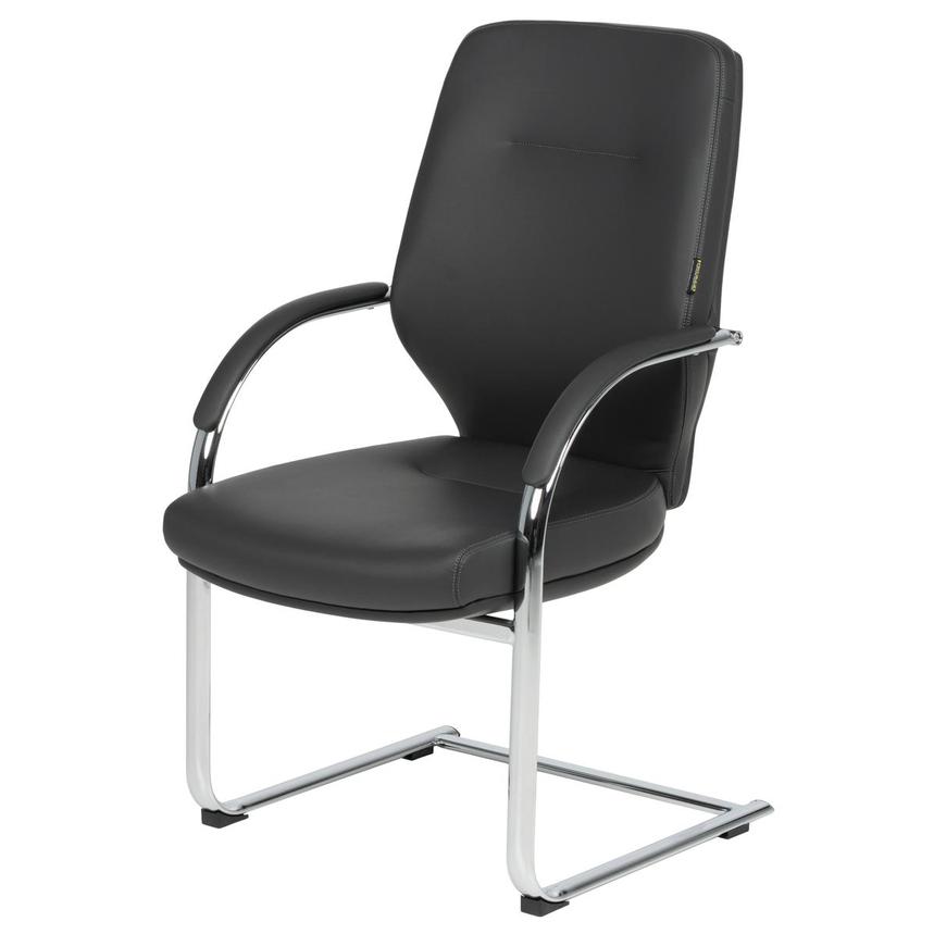 Sandra Dark Gray Guest Chair  main image, 1 of 11 images.