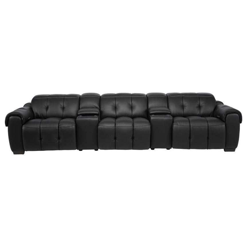 Obsidian Home Theater Leather Seating