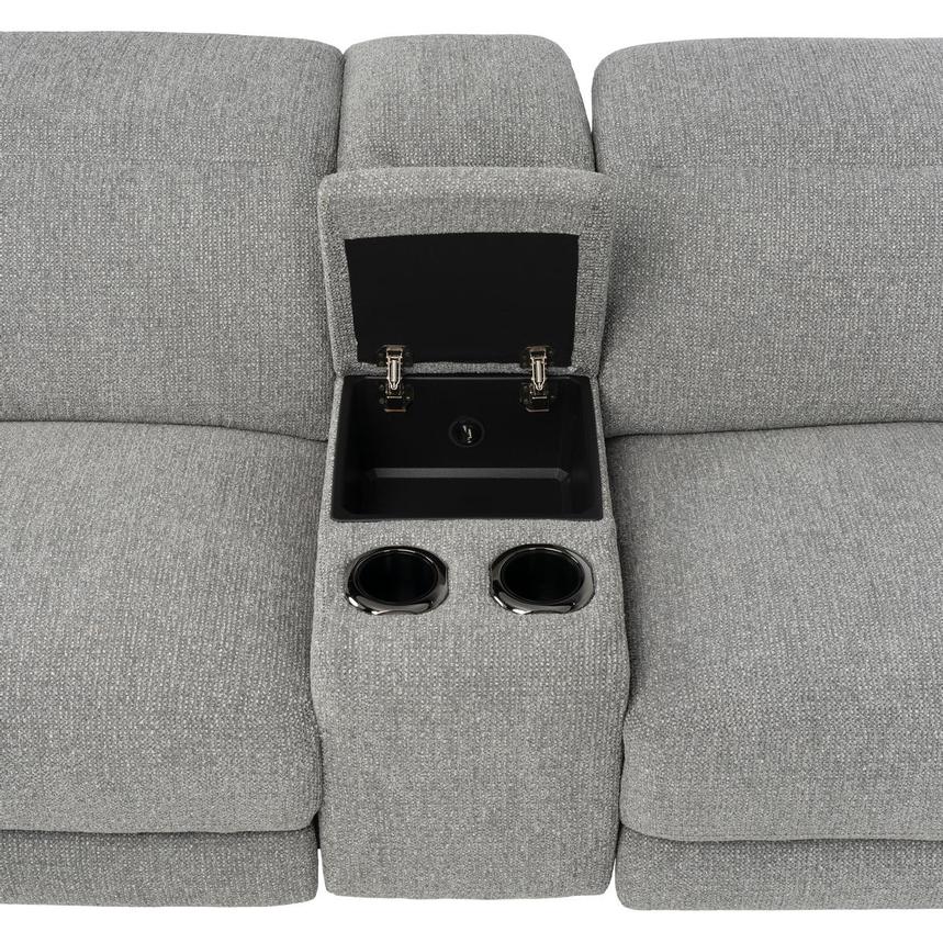 Luke Dark Gray Power Reclining Sectional with 6PCS/3PWR  alternate image, 9 of 12 images.