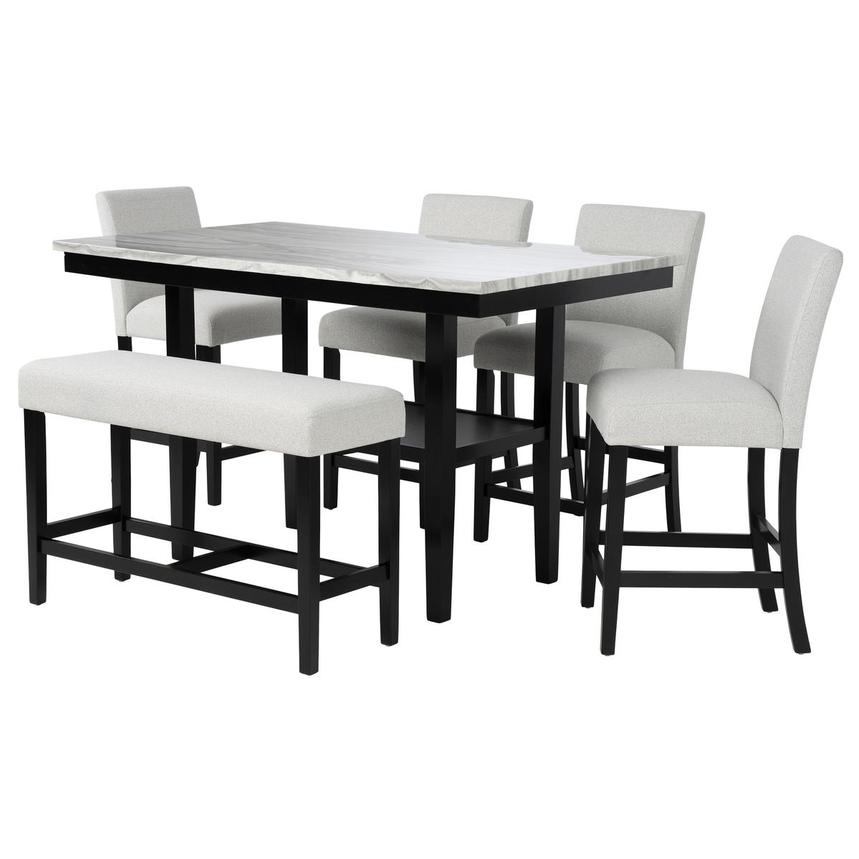 Marbel 6-Piece High Dining Set