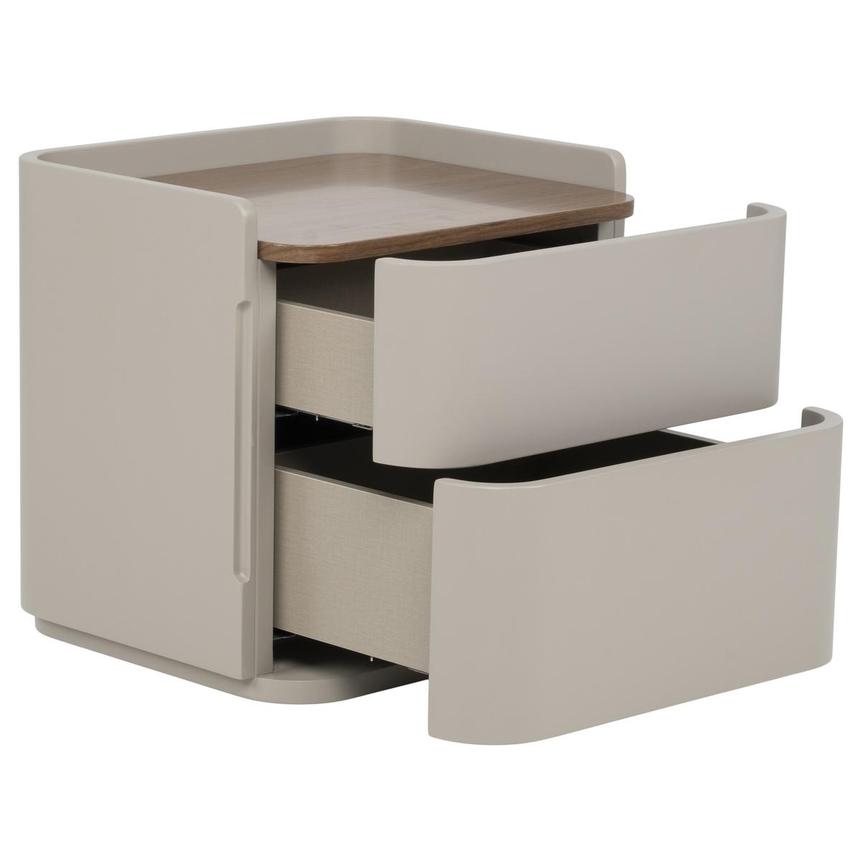 Ivana Gray/Brown Nightstand  alternate image, 4 of 8 images.