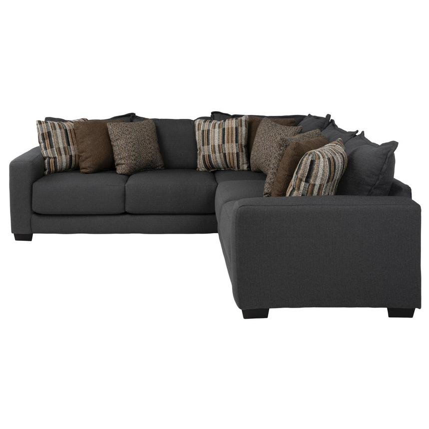 Pine Dark Gray Sectional Sofa  alternate image, 3 of 7 images.