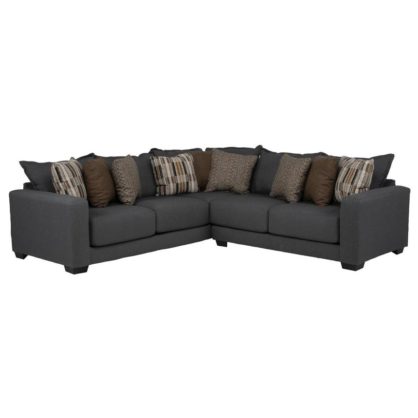 Pine Dark Gray Sectional Sofa