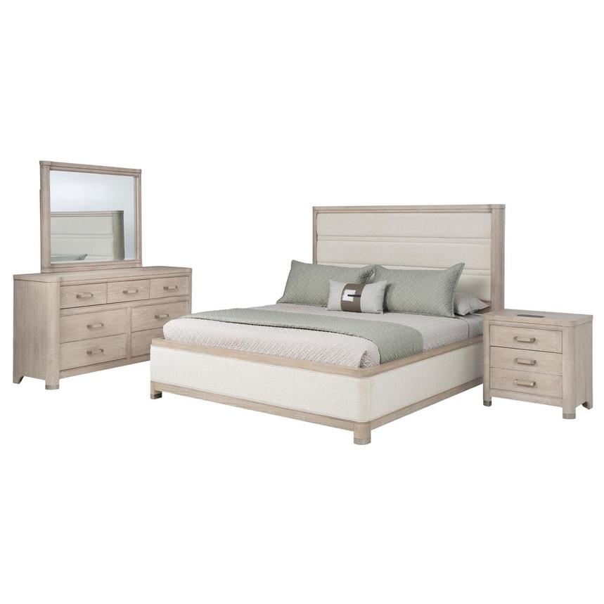 Luciano 4-Piece Queen Bedroom Set  main image, 1 of 7 images.
