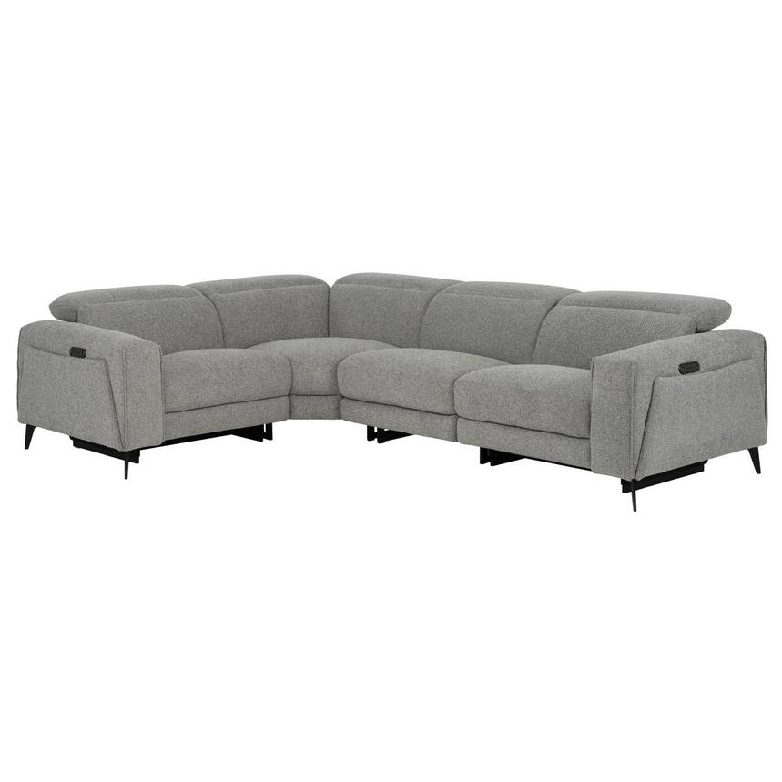 Luke Dark Gray Power Reclining Sectional with 4PCS/2PWR