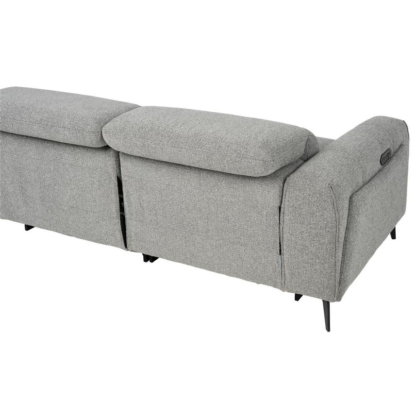 Luke Dark Gray Power Reclining Sectional with 4PCS/2PWR alternate image, 4 of 10 images.