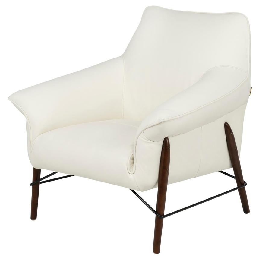 Jensen White Accent Chair  main image, 1 of 11 images.