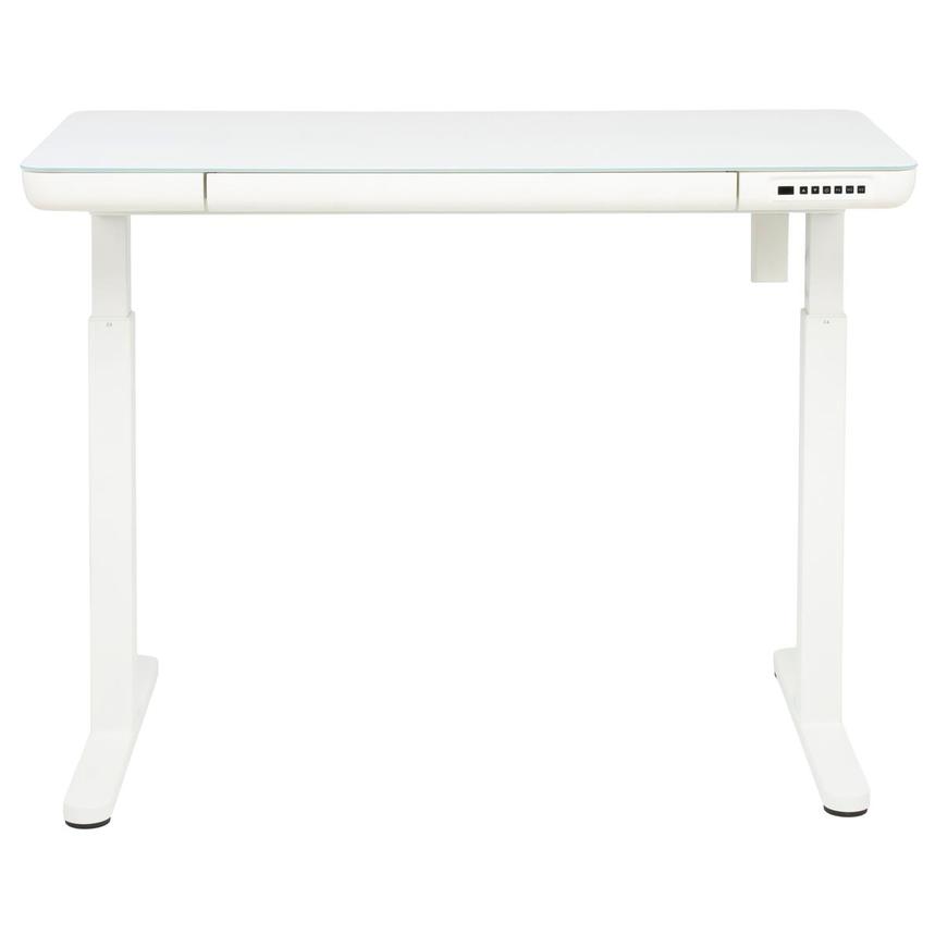 Ascend White Adjustable Height Desk alternate image, 2 of 10 images.