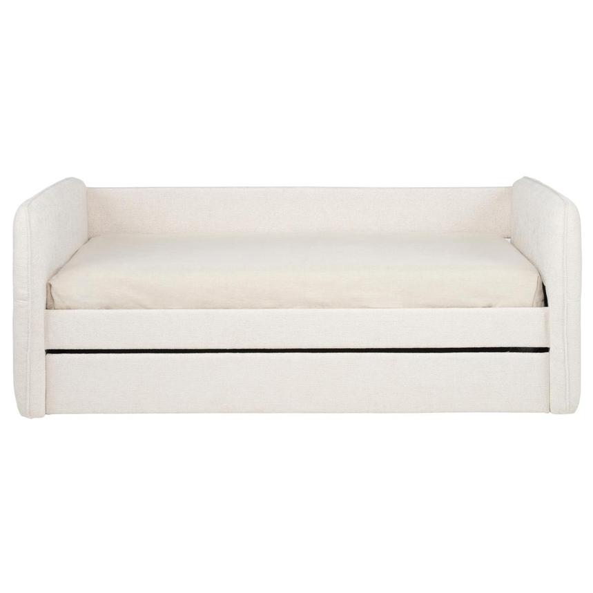 Jade Beige Twin Trundle Bed  alternate image, 4 of 9 images.