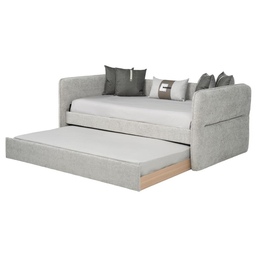 Jade Gray Twin Trundle Bed alternate image, 2 of 8 images.