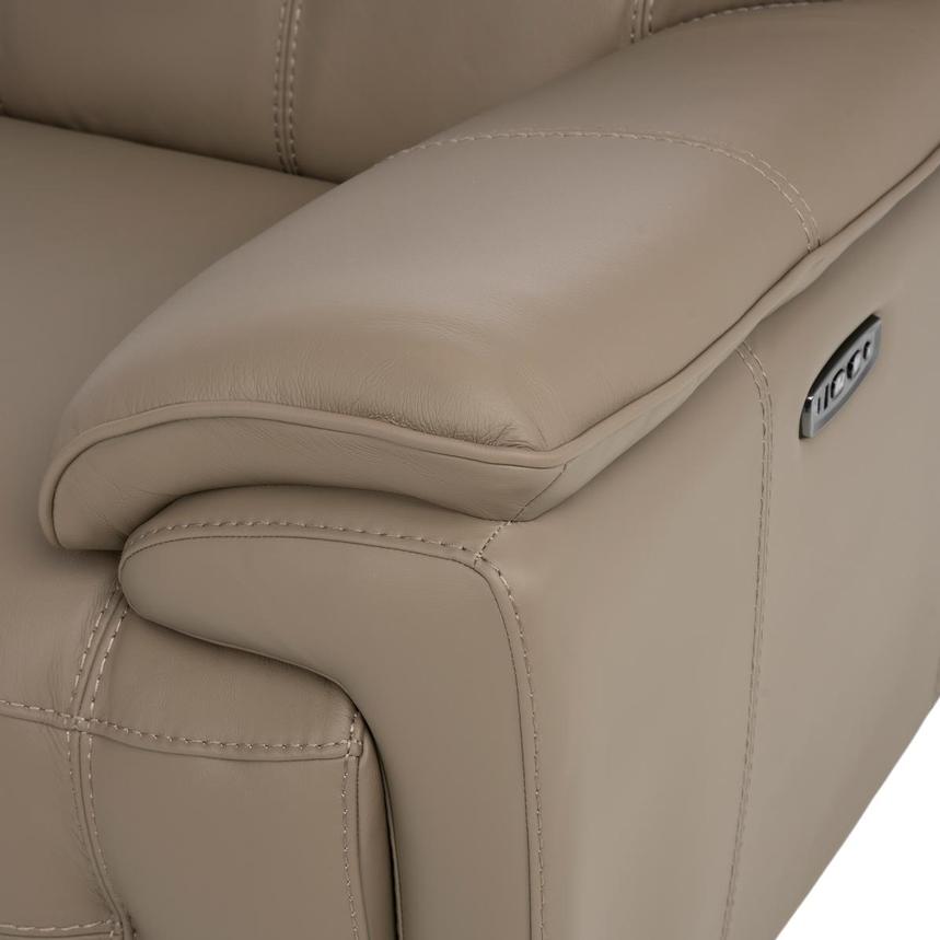 Graystone Dark Taupe Home Theater Leather Seating with 5PCS/3PWR alternate image, 10 of 13 images.