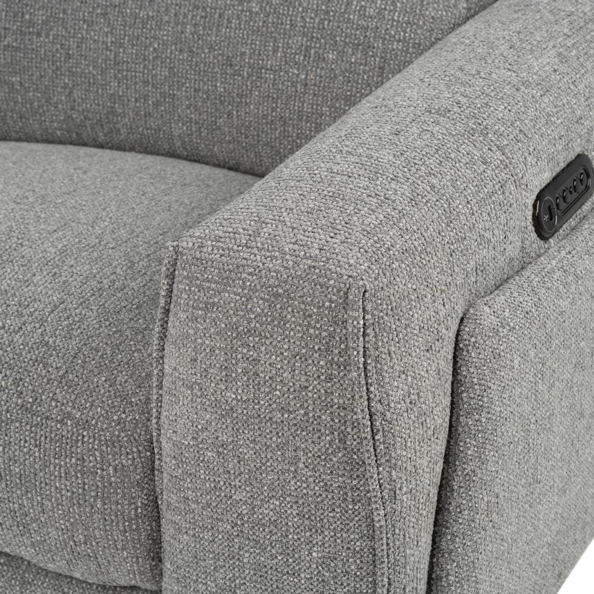 Luke Dark Gray Power Reclining Sectional with 7PCS/3PWR alternate image, 9 of 11 images.