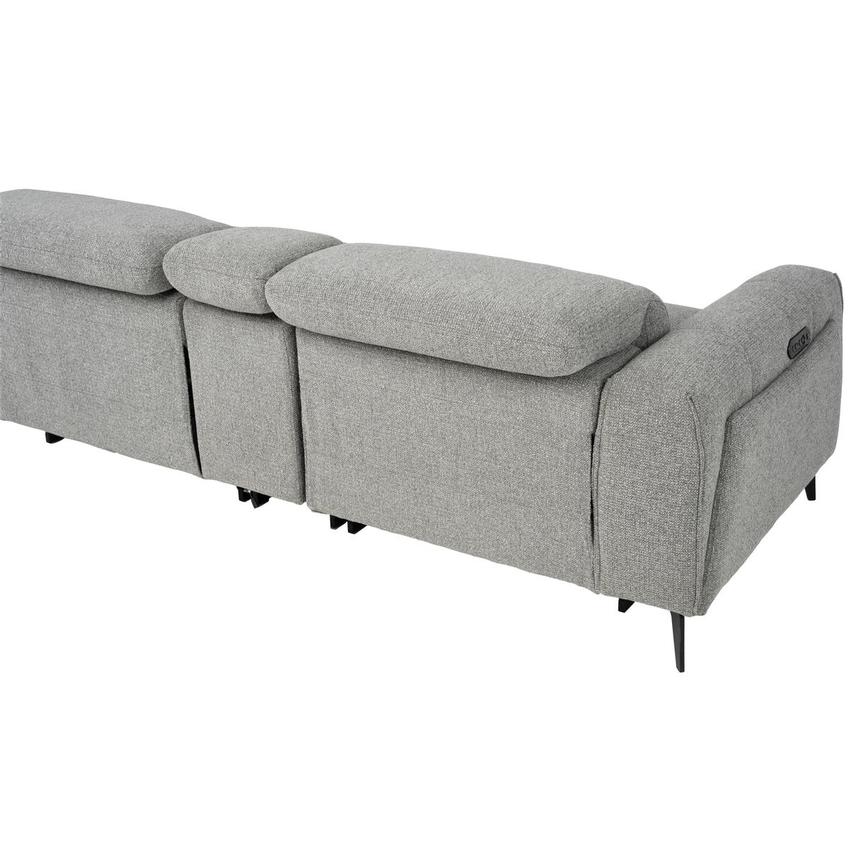 Luke Dark Gray Power Reclining Sectional with 6PCS/2PWR alternate image, 4 of 12 images.