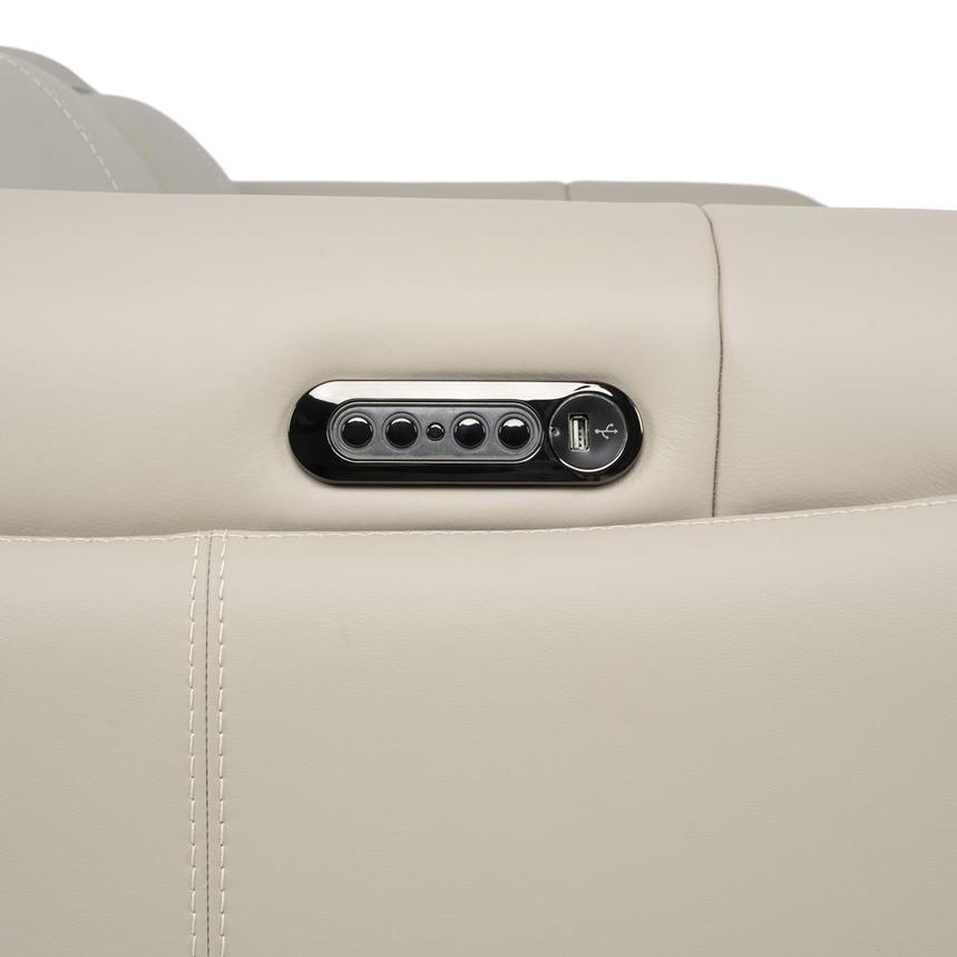 Luke 2.0 Taupe Leather Reclining Loveseat alternate image, 10 of 11 images.