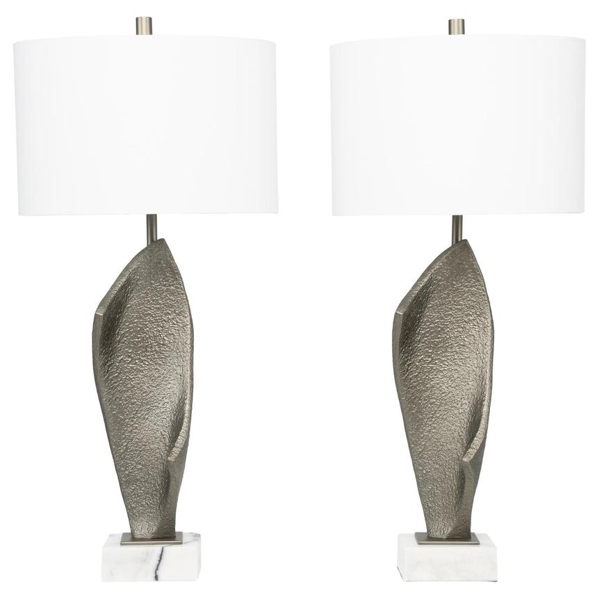 Obsidian Flare Table Lamp Set of 2  main image, 1 of 7 images.