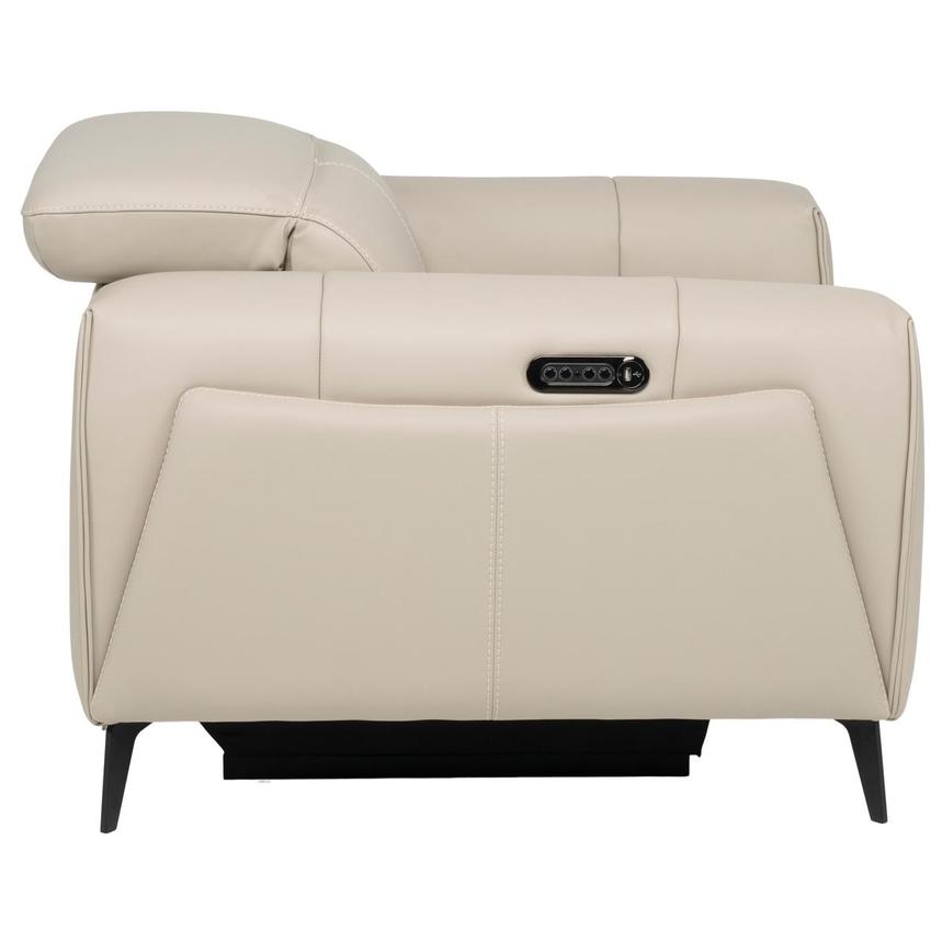 Luke 2.0 Taupe Leather Power Recliner alternate image, 5 of 10 images.