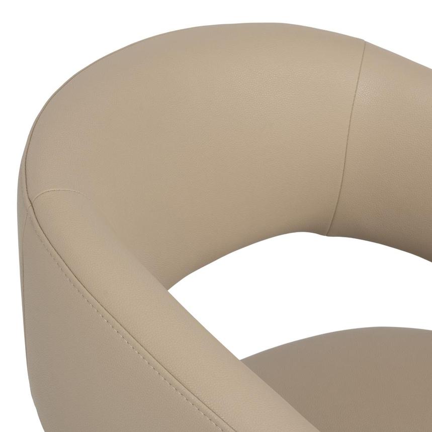 Lilly Taupe Arm Chair w/Casters  alternate image, 6 of 9 images.