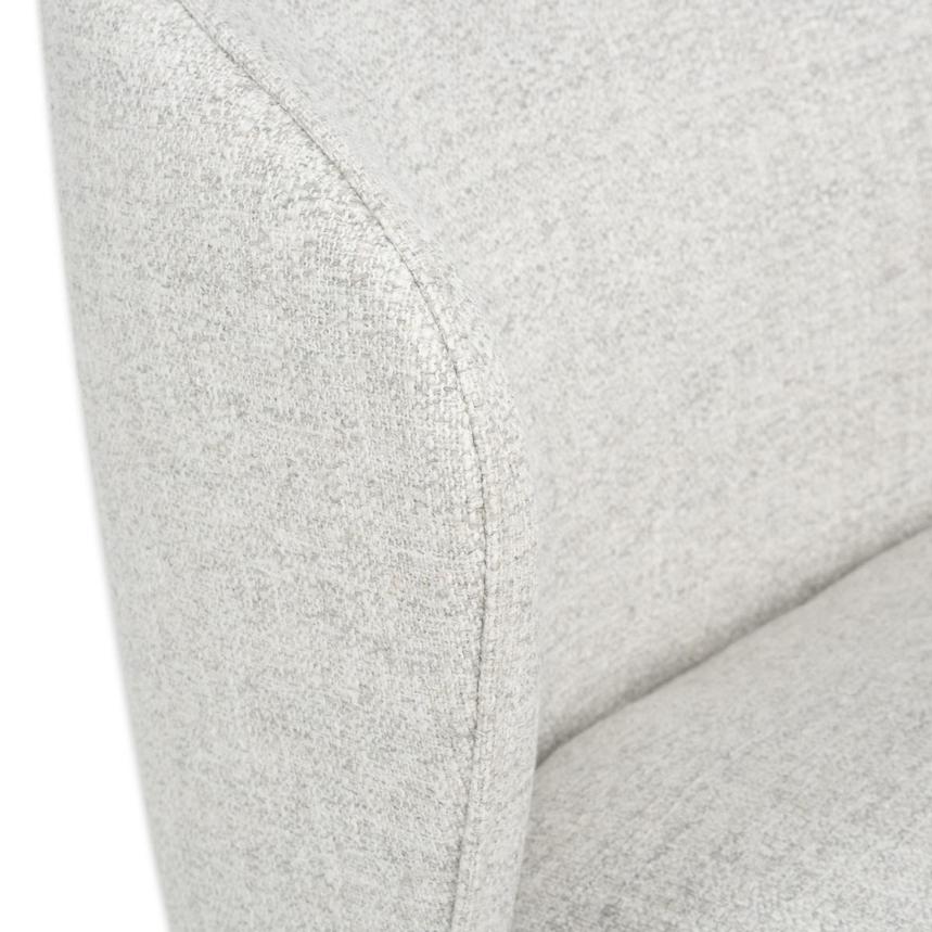 Lottie Gray Side Chair w/Casters alternate image, 7 of 9 images.