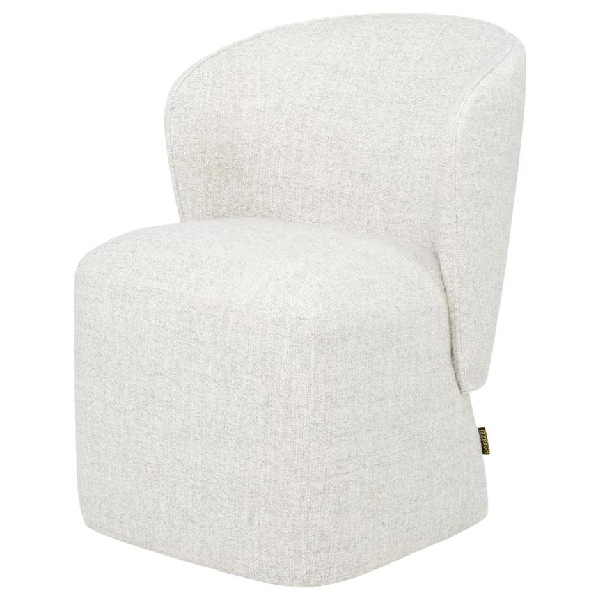 Lottie Gray Side Chair w/Casters  main image, 1 of 9 images.