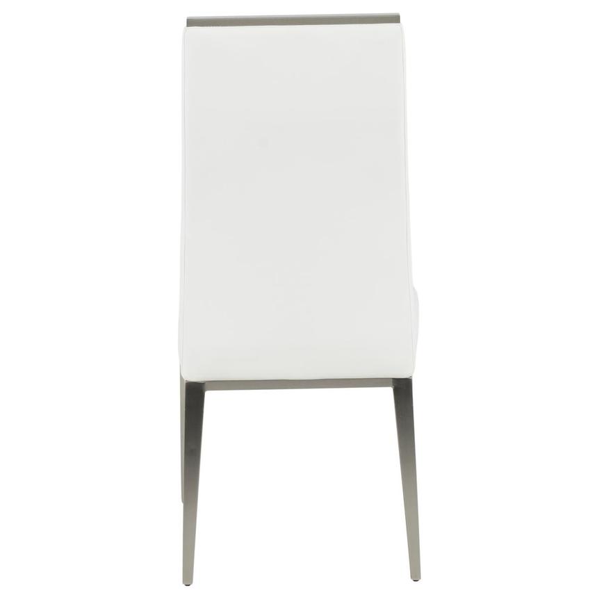 Phebe White/Sliver Side Chair alternate image, 4 of 7 images.