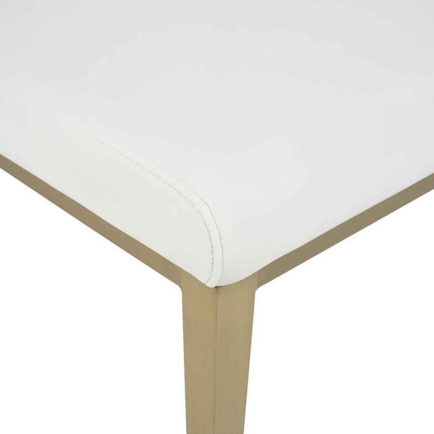Phebe White/Gold Side Chair alternate image, 7 of 8 images.