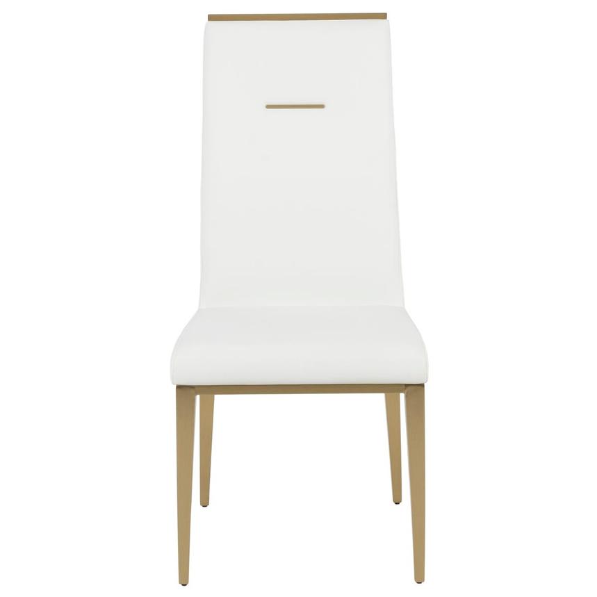 Phebe White/Gold Side Chair alternate image, 2 of 8 images.