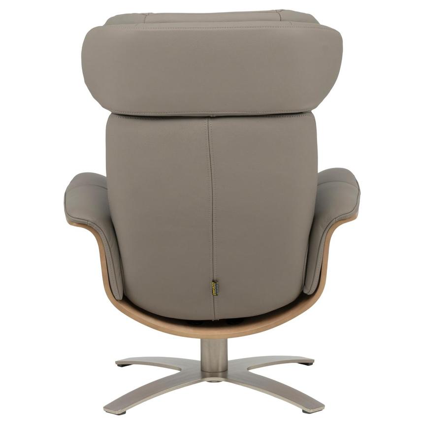 Fabrizio Taupe Leather Accent Chair  alternate image, 6 of 13 images.