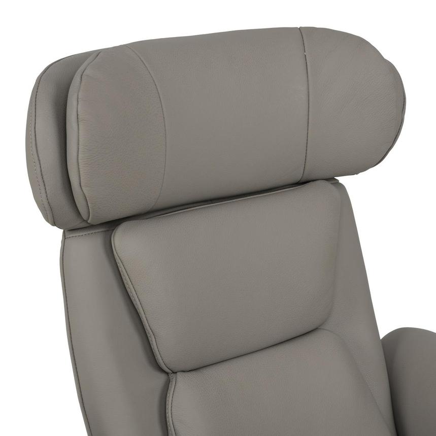 Fabrizio Taupe Leather Accent Chair alternate image, 7 of 13 images.
