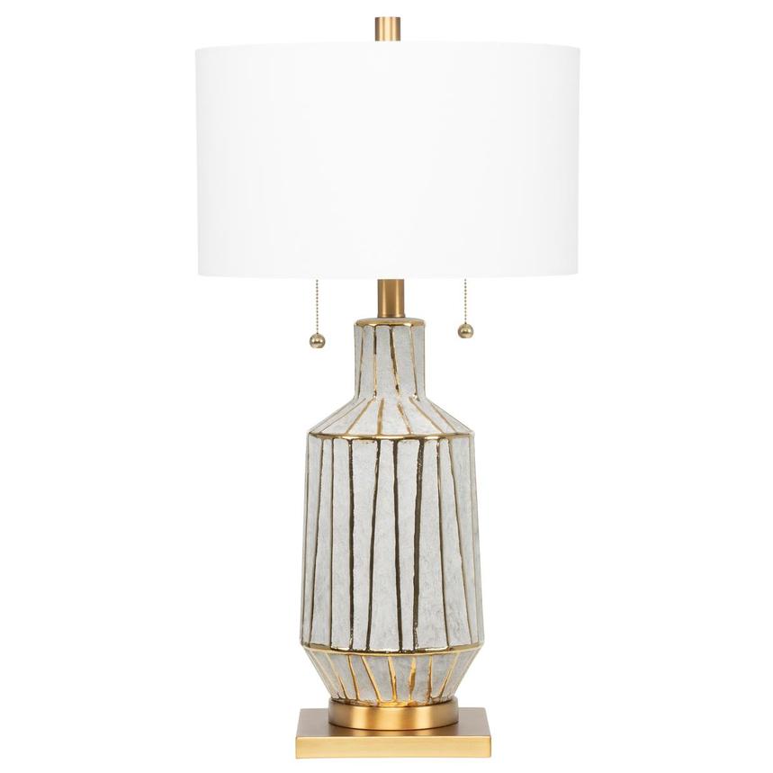 Gilded Stone Table Lamp  main image, 1 of 8 images.