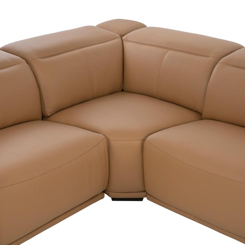 Davis 2.0 Tan Leather Power Reclining Sectional with 5PCS/2PWR alternate image, 17 of 22 images.
