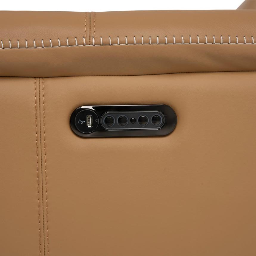 Davis 2.0 Tan Leather Power Reclining Sectional with 7PCS/3PWR  alternate image, 14 of 14 images.