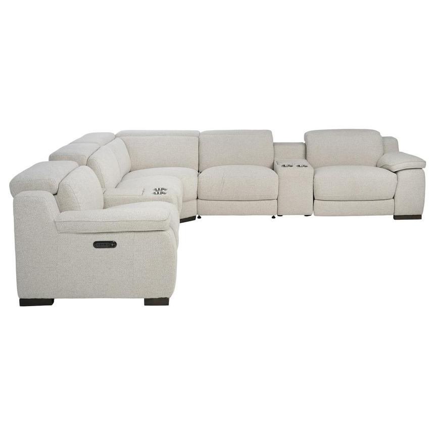 Gian Carlo Power Reclining Sectional with 7PCS/3PWR alternate image, 4 of 14 images.