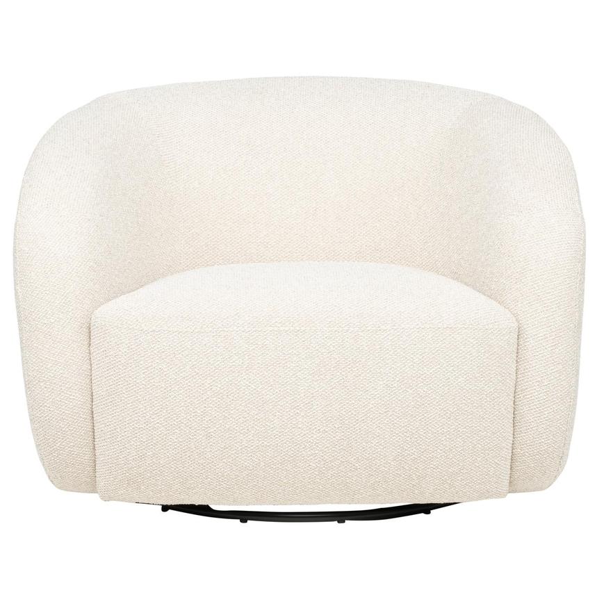 Zuri Cream Swivel Accent Chair  alternate image, 4 of 10 images.