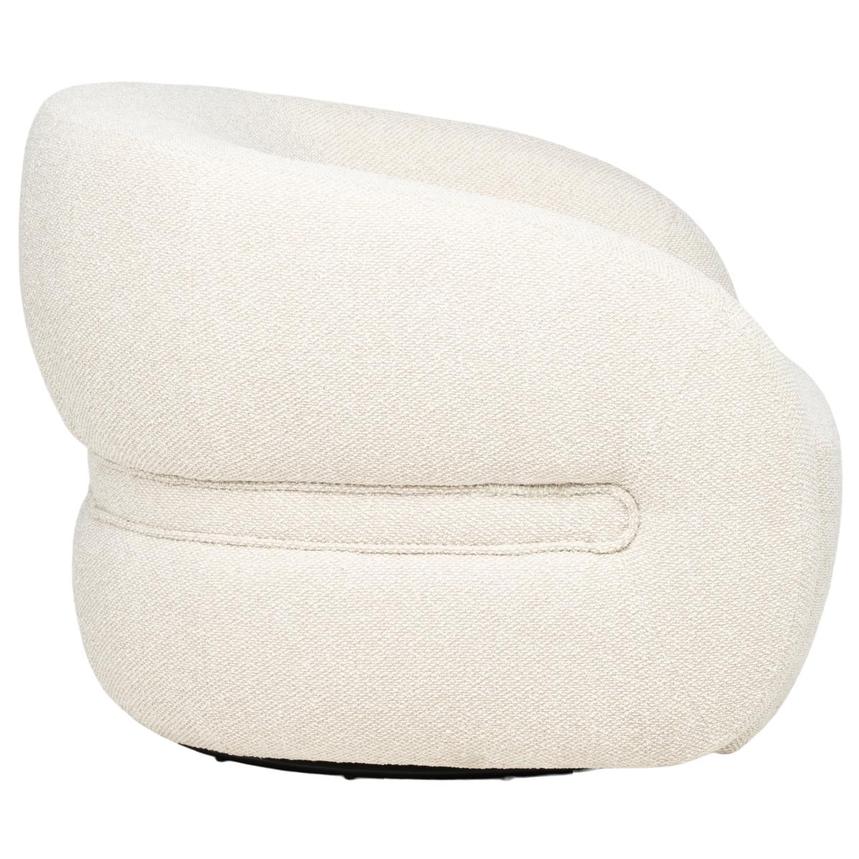Zuri Cream Swivel Accent Chair alternate image, 5 of 10 images.