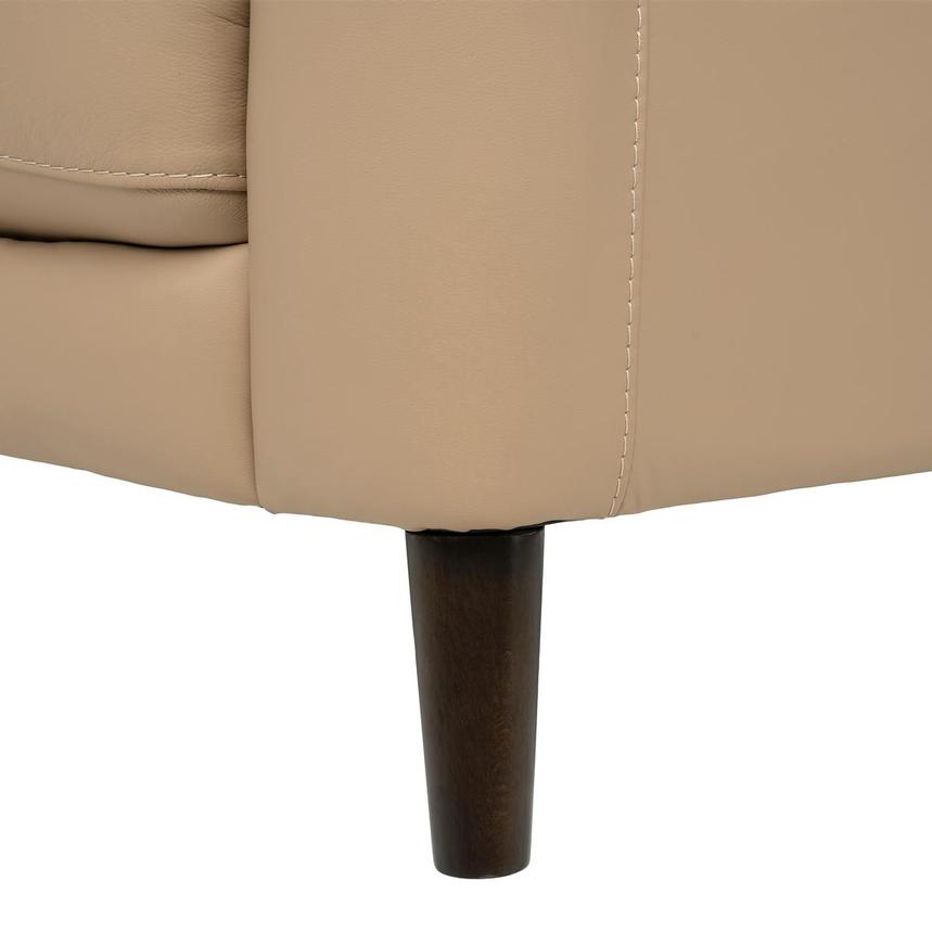 Bali Dark Cream Leather Arm Chair  alternate image, 9 of 9 images.