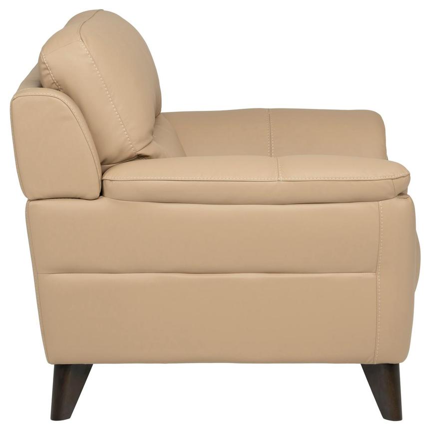 Bali Dark Cream Leather Arm Chair alternate image, 5 of 9 images.
