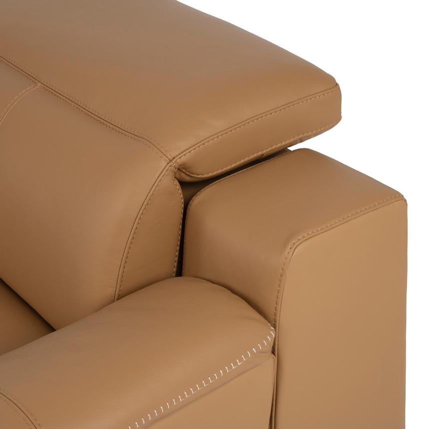 Davis 2.0 Tan Home Theater Leather Seating with 5PCS/2PWR  alternate image, 9 of 13 images.