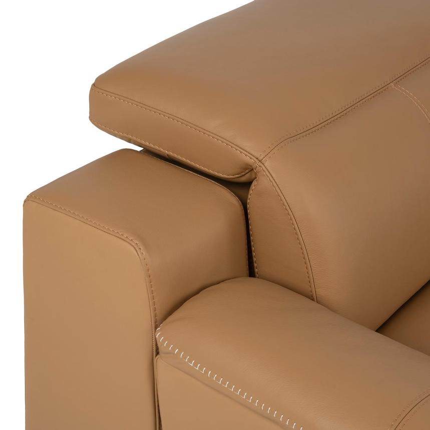 Davis 2.0 Tan Home Theater Leather Seating with 5PCS/3PWR  alternate image, 9 of 11 images.