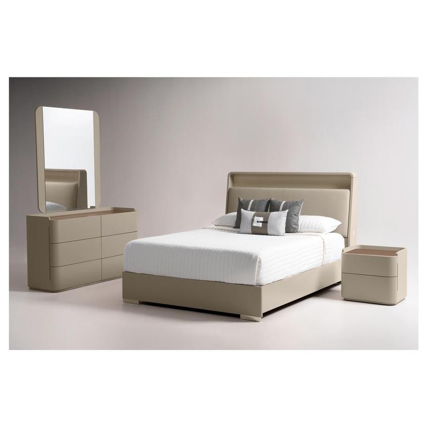 Ivana Gray Queen Storage Bed alternate image, 2 of 6 images.