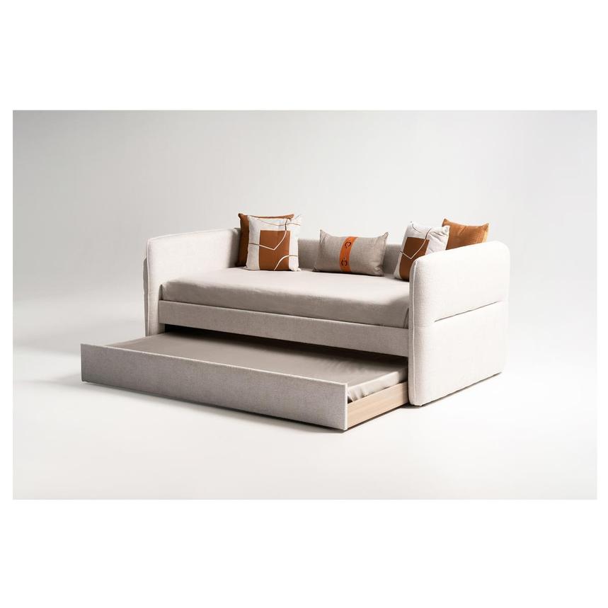 Jade Beige Twin Trundle Bed alternate image, 2 of 9 images.